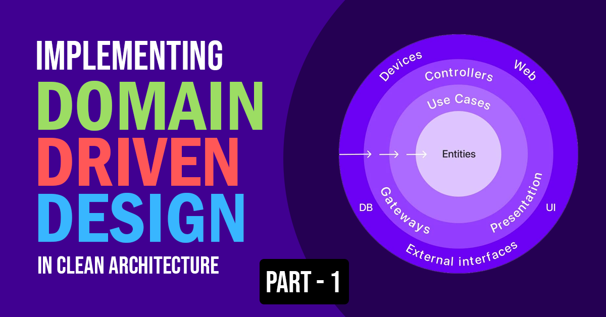 Implementing Domain Driven Design (DDD) in Clean Architecture – Part 1